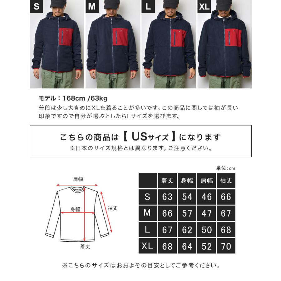 TOMMY HILFIGER フリース ジャケット フード付き トミー ヒルフィガー 