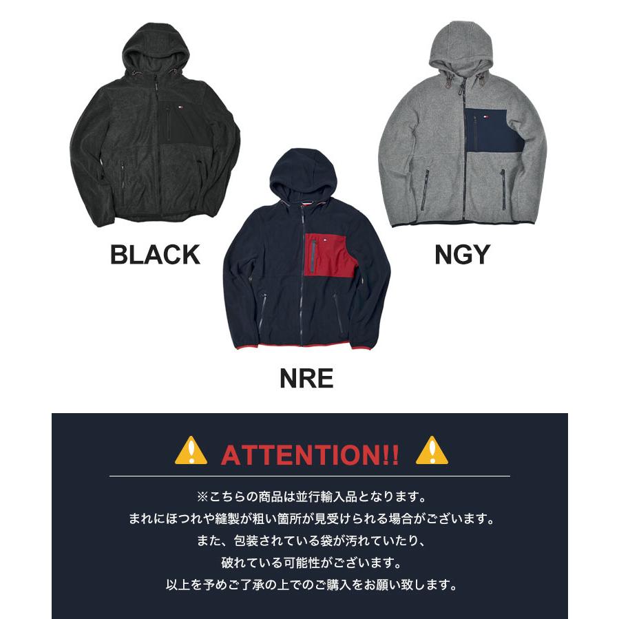 TOMMY HILFIGER（トミー・ヒルフィガー） フリース ジャケット フード