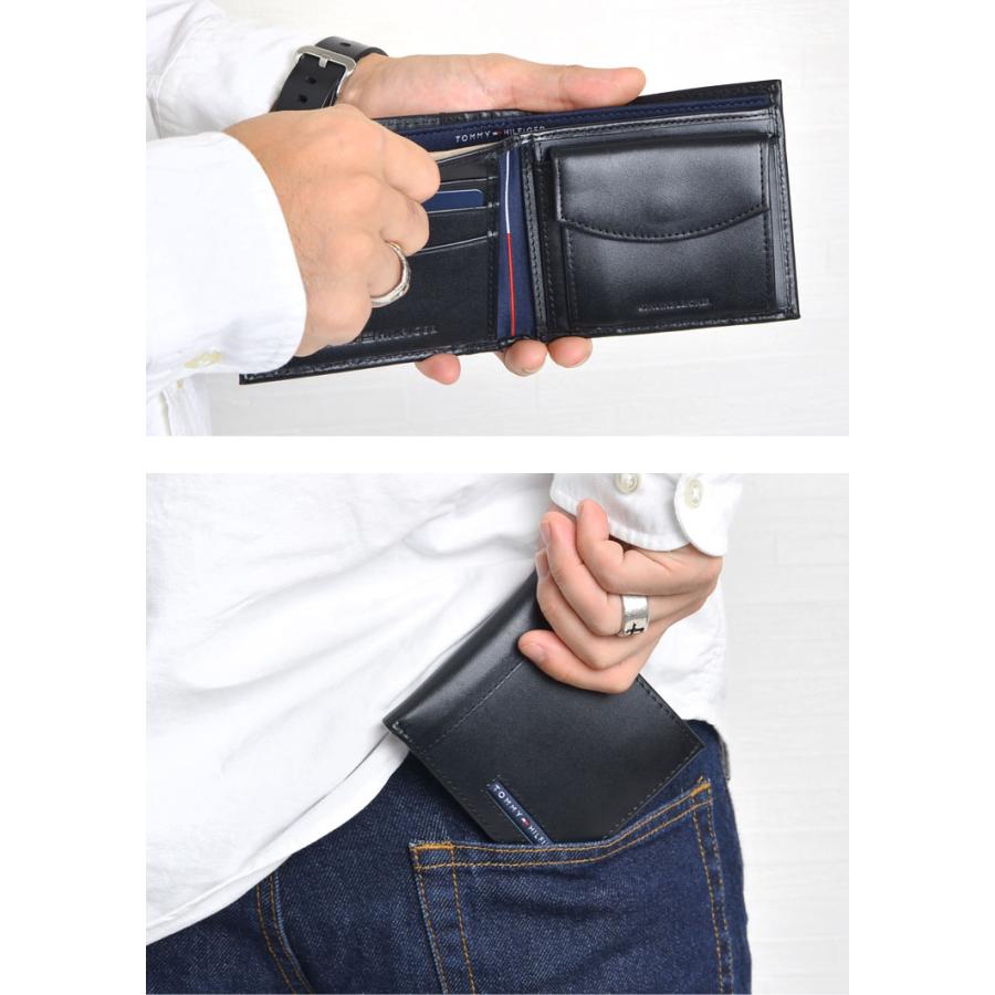 TOMMY HILFIGER 財布 トミー ヒルフィガー 二つ折り メンズ財布