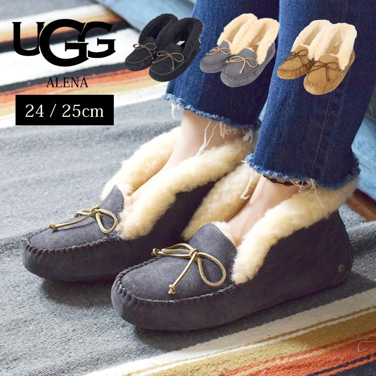 人気商品再入荷 モカシン Ugg アグ アレーナ 正規品 ファー 靴 シープスキン Alena ムートン ぺたんこ 2way レディース 23cm 24cm 天然皮革 Expectation Www Skylanceronline Com