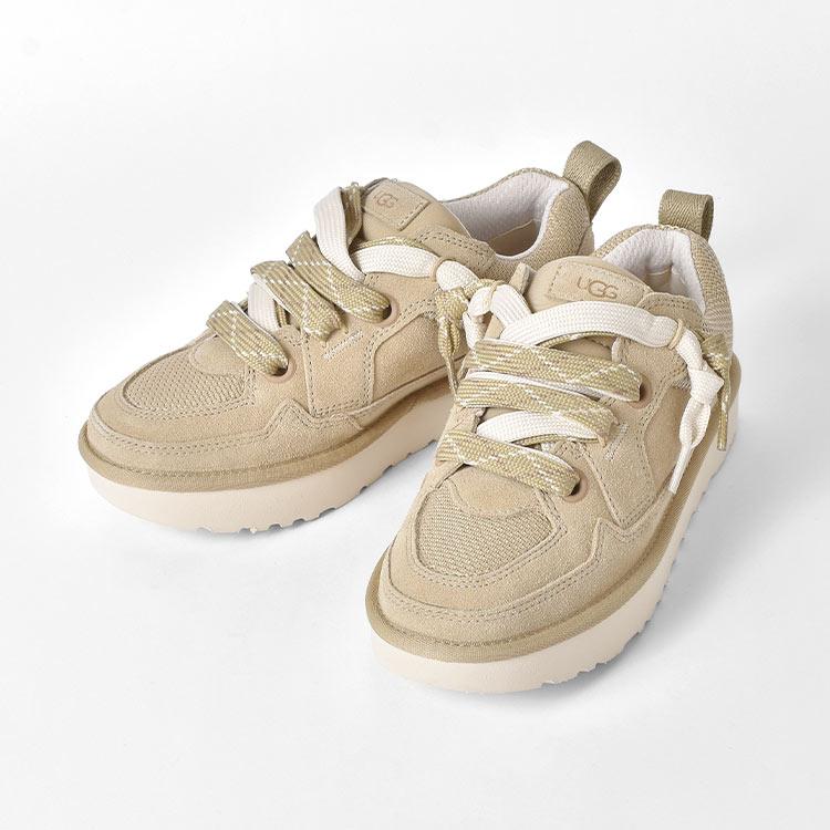 新作UGGアグ未使用厚底シューズ23㎝ UGG アグ Lo Lowmel ローローメル 1168890 スニーカー 靴 厚底
