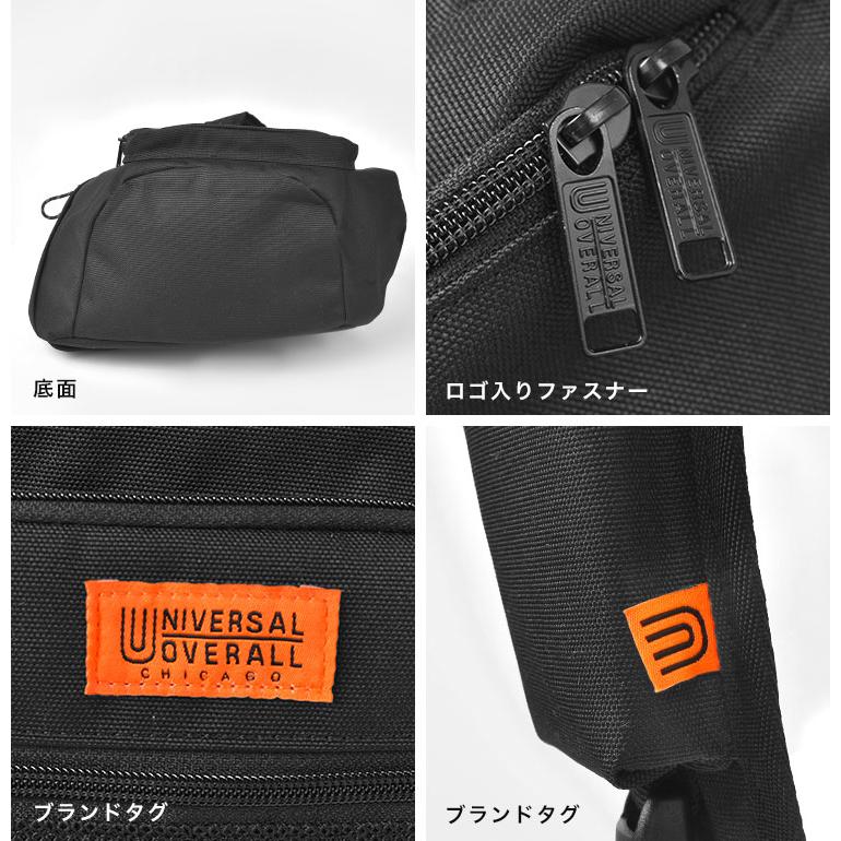 UNIVERSAL OVERALL ボディバッグ 12L ブラック UNIVERSAL OVERALL（ユニバーサルオーバーオール） ボディバッグ