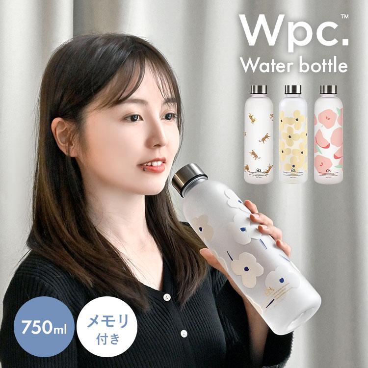 Wpc. 水筒 ウォーターボトル wpc クリアボトル ドリンクボトル 目盛り