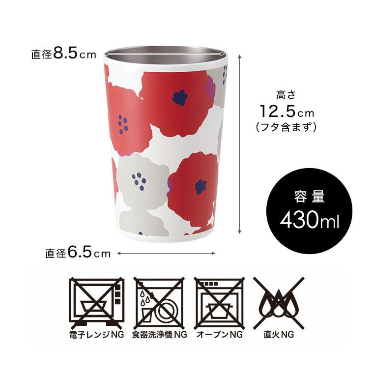 Wpc. タンブラー 蓋付き 保温 保冷 wpc 2way ステンレス 430ml
