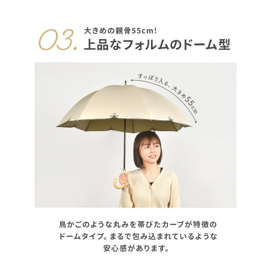 Wpc. 日傘 完全遮光 長傘 ドーム型 晴雨兼用 軽量 撥水 wpc かわいい