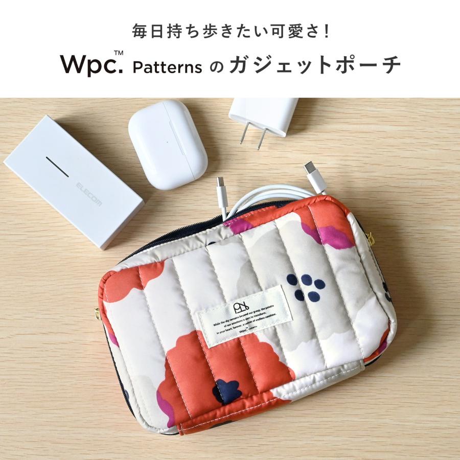 ガジェットポーチ Wpc. Patterns ダブリュピーシーパターンズ かわいい キルティング ポーチ 小さい おしゃれ 撥水 小物入れ クッション | Wpc. | 04