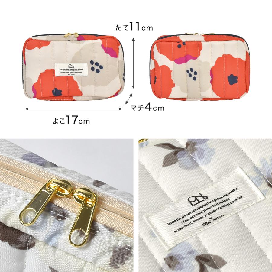 ガジェットポーチ Wpc. Patterns ダブリュピーシーパターンズ かわいい キルティング ポーチ 小さい おしゃれ 撥水 小物入れ クッション | Wpc. | 10