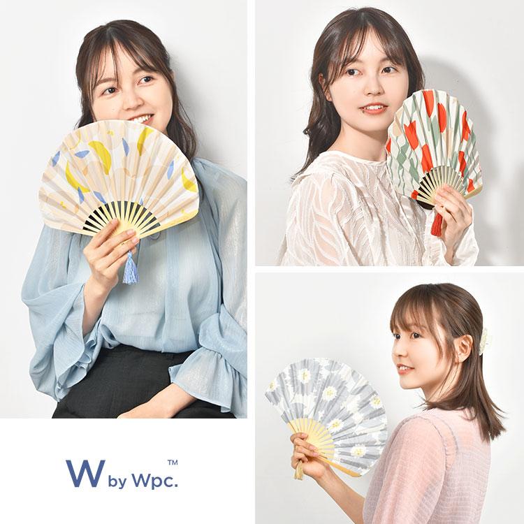 扇子 レディース 花柄 wpc ギフト おしゃれ かわいい 夏 浴衣 着物 涼しい タッセル 袋 ケース付き 誕生日 母の日 プレゼント W by wpc | Wpc. | 15