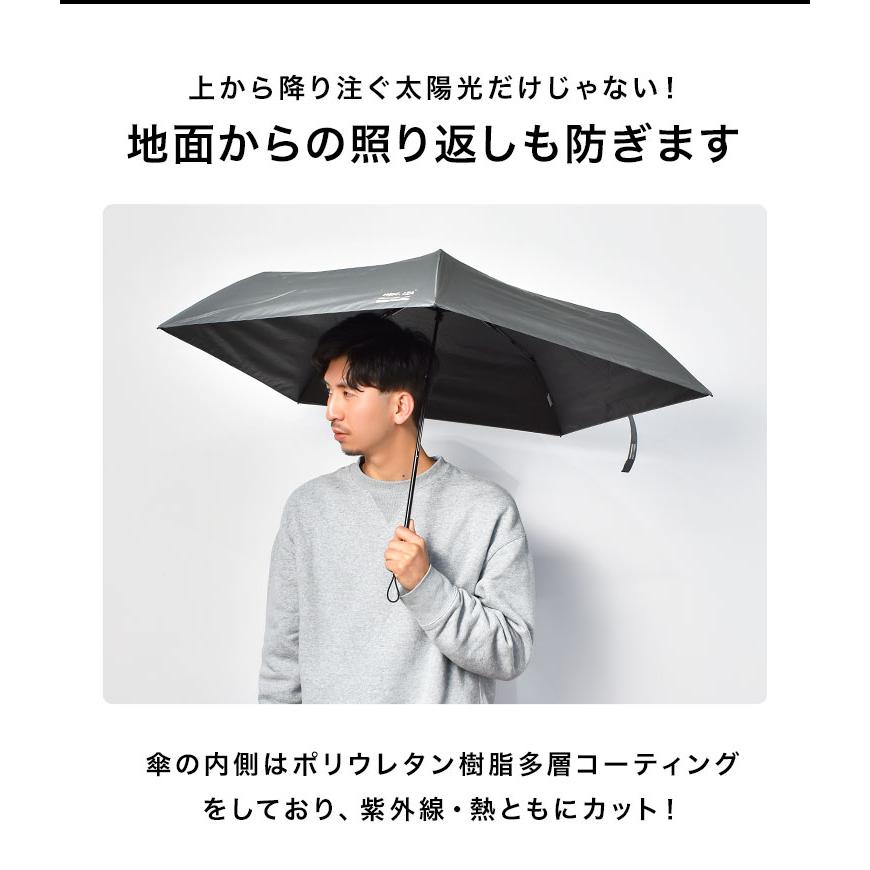 Wpc. 日傘 折りたたみ 完全遮光 メンズ wpc IZA 折り畳み 遮光率