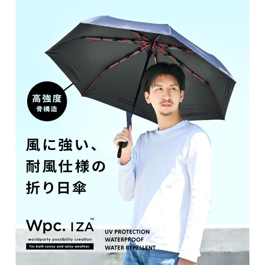 Wpc. IZA 日傘 折りたたみ 完全遮光 軽量 メンズ 晴雨兼用 wpc Wpc. IZA 日傘 折りたたみ 完全遮光 軽量 メンズ 晴雨兼用 wpc