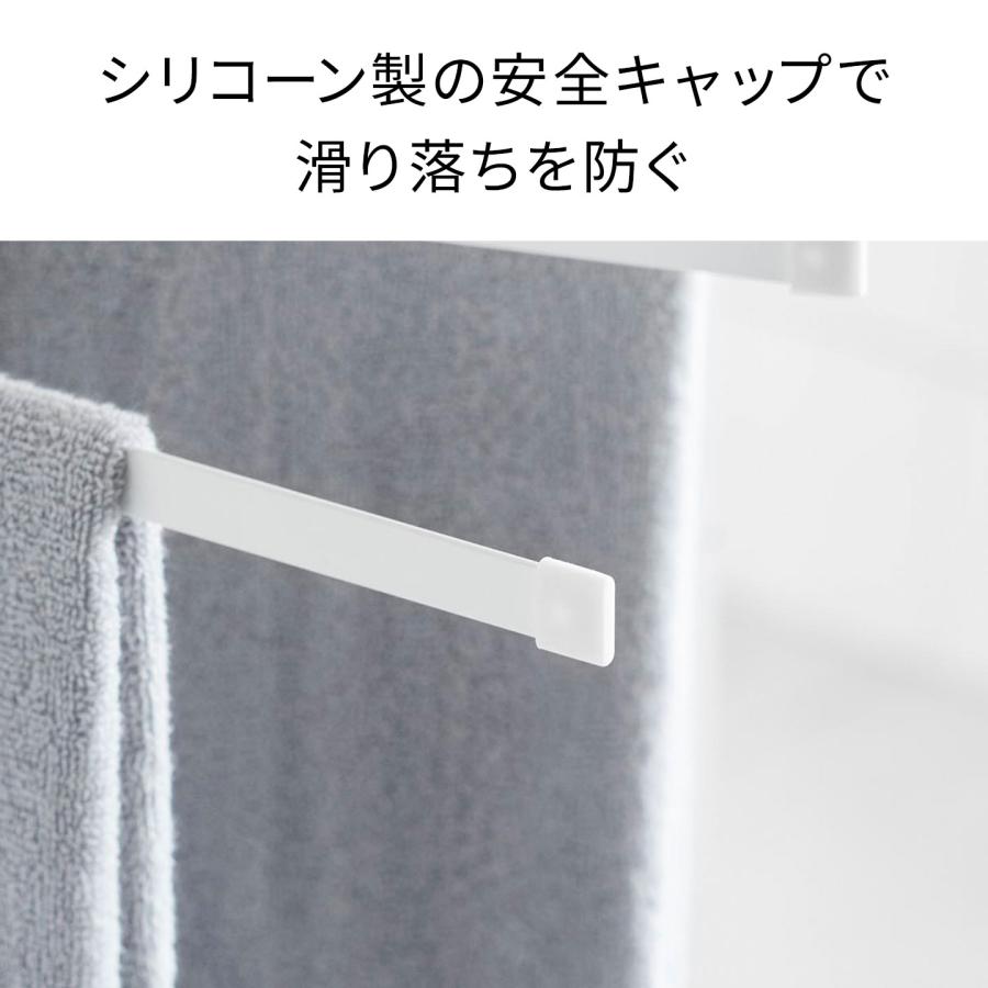 tower 山崎実業 ウォールタオルハンガー 3連 タワー 石こうボード壁
