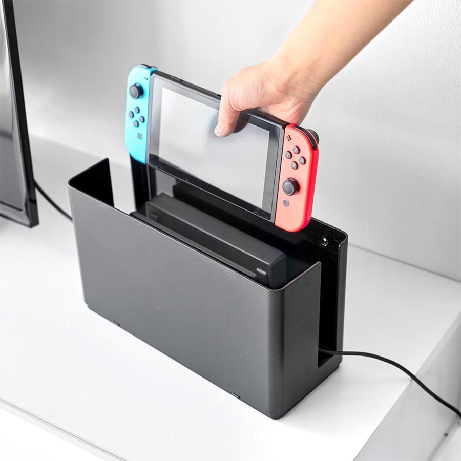 山崎実業 蓋付き重ねられるゲーム機器収納ケース スマート smart 公式