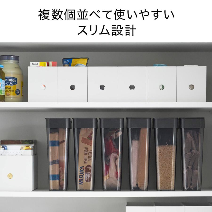 山崎実業 パッキン付きスリム収納ケース 2.3L タワー tower 公式 10391