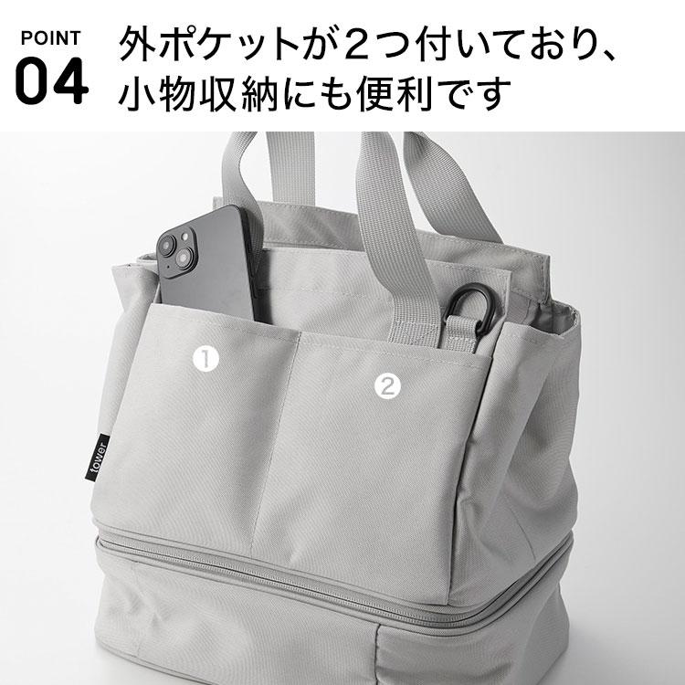 tower 山崎実業 セパレートできる横からパッとランチバッグ タワー