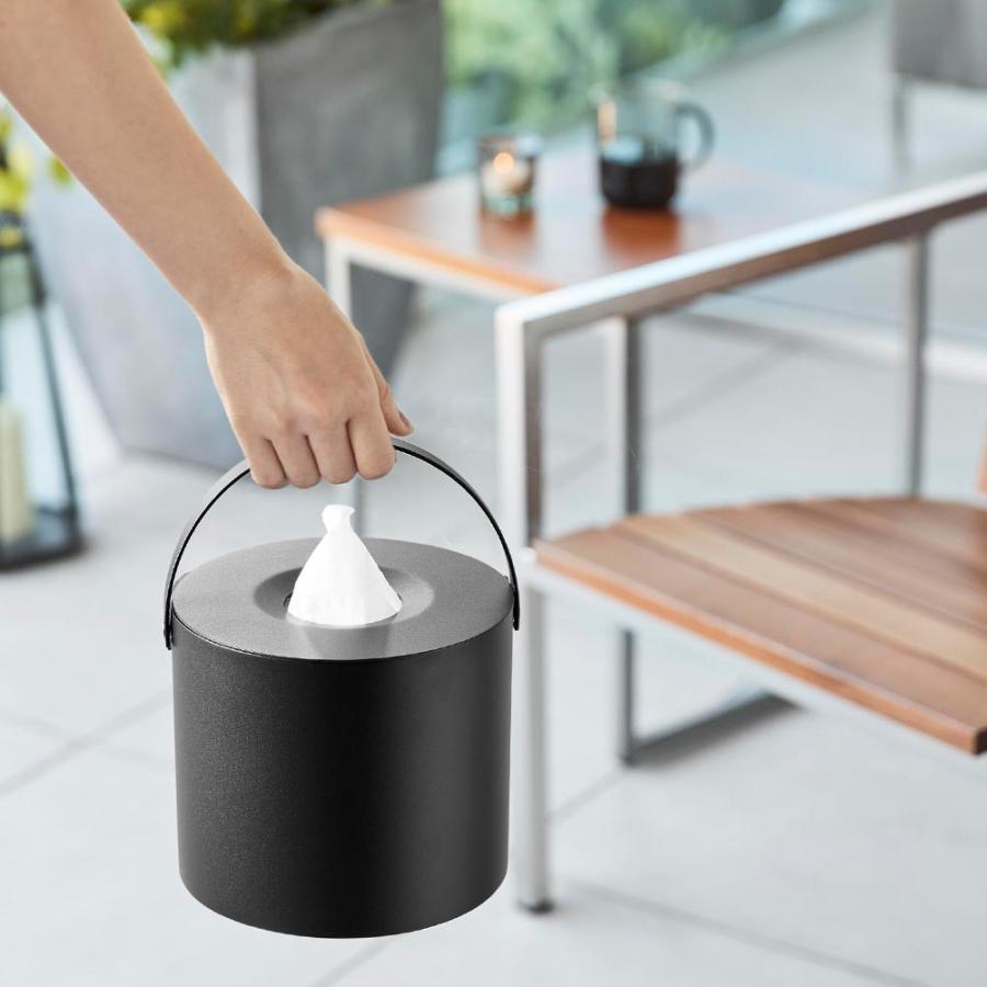 ハンドメイド 日光彫 ティシュケース&ゴミ箱