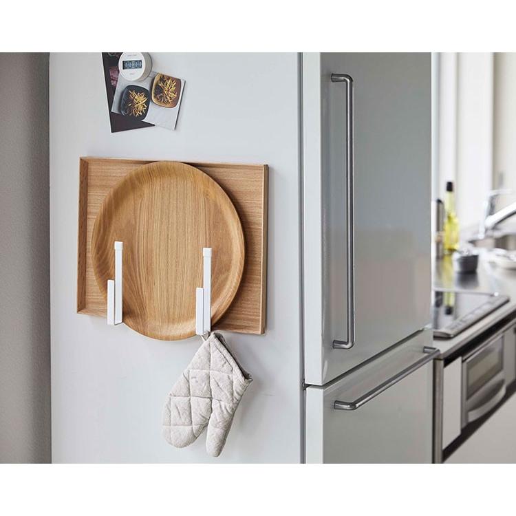 tower キッチン トレー ホルダー タワー マグネット 2個セット