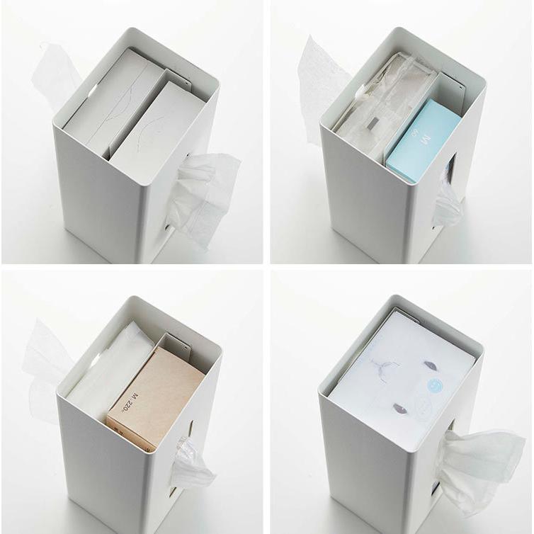 RIN（山崎実業） 両面ティッシュケース 縦型 山崎実業 RIN リン 立つ