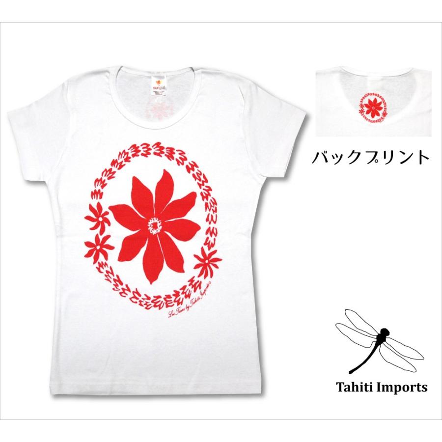 フラダンス タヒチインポーツ Tシャツ＋パウ セット 閉店セール！！Tahiti Imports/タヒチインポーツ レイティアレ