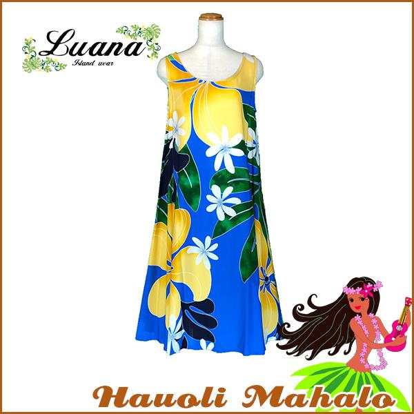 ワンピース 夏 リゾートウェア ミディアムドレス カジュアル ハワイ直輸入生地 ハワイ産 Luana32 Luana32 Hauoli Mahalo 通販 Yahoo ショッピング