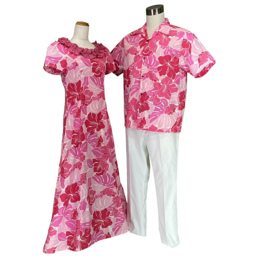 ハワイアンドレス アロハシャツのセット 楽天市場】ムームー アロハ