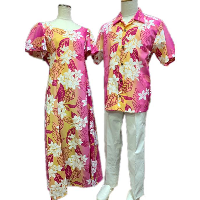 ムームー ドレス アロハシャツ セット 結婚式 海外挙式参列用 ブライダル ハワイアン レディース 激安 メンズ ハワイ直輸入生地 日本国内自社工場縫製 Setitem3 Hauoli Mahalo 通販 Yahoo ショッピング