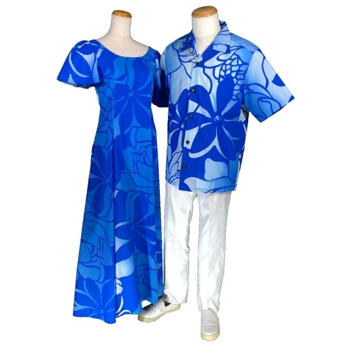 ムームー ドレス アロハシャツ セット 結婚式 海外挙式参列用 ブライダル ハワイアン レディース 激安 メンズ ハワイ直輸入生地  日本国内自社工場縫製 :setitem9:Hauoli Mahalo - 通販 - Yahoo!ショッピング