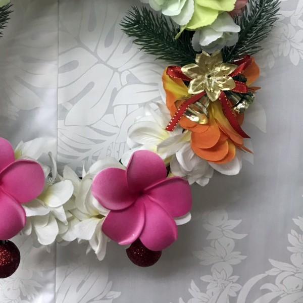 リース クリスマス ハワイアン 27cm 玄関 リビング ダイニング ギフト