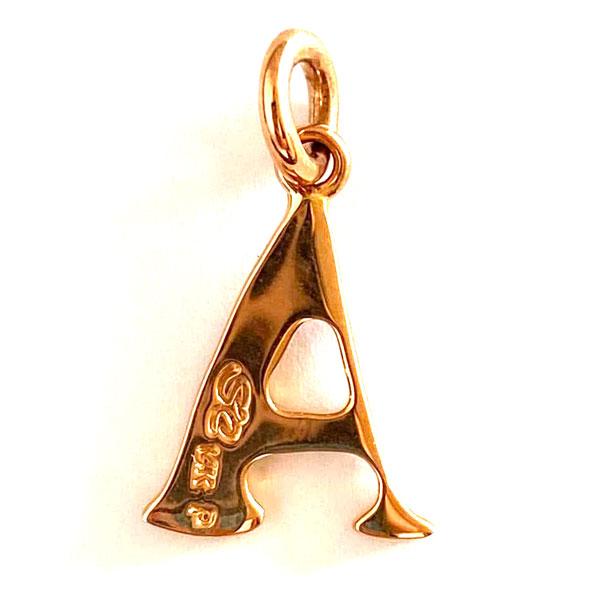 セール 14金 14K ゴールド ネックレス イニシャル ペンダントトップ 