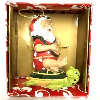 ☆最終お値下げ☆クリスマスオーナメント　Hawaii サンタ　ウクレレ　ハワイ クリスマスオーナメント Hawaii サンタ ウクレレ ハワイ サーフィン