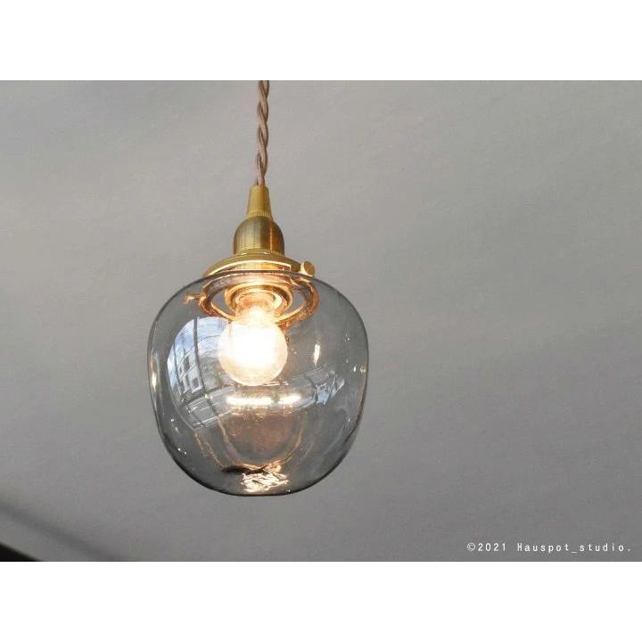 ペンダントライト ソケット\u0026シェードセット BRASS＆ガラス E17 コード長が選べる 30cm 60cm 100cm 150cm シーリングカバー付き 北欧 safu サフの画像