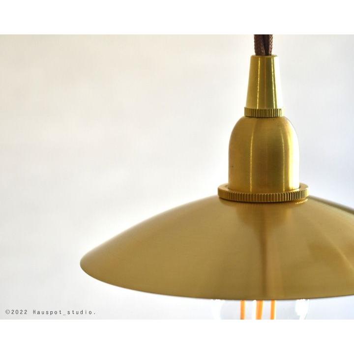 かに ペンダントライト ソケット&シェードセット Circle Brass Lighting E17