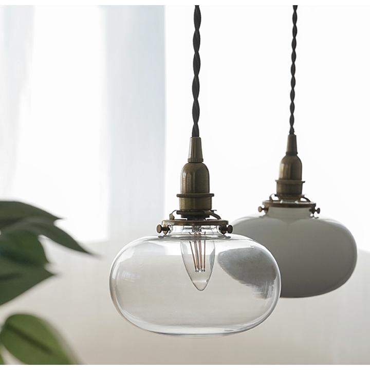 ペンダントライト ソケット シェード セット Mini Glass Lighting E17 コード選べる 15cm 30cm 60cm 100cm 150cm ガラスシェードMimir ミミールの画像