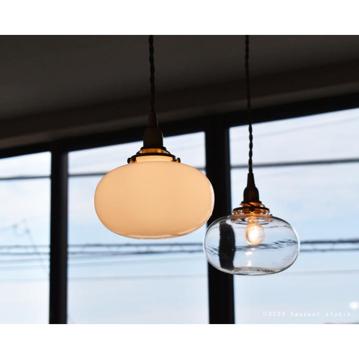 ペンダントライト ソケット シェード セット Mini Glass Lighting E17 コード選べる 15cm 30cm 60cm 100cm 150cm ガラスシェードMimir ミミールの画像