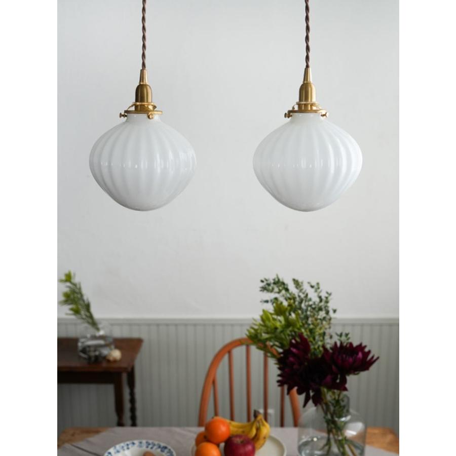 vintage ペンダントライトのみ faries OC WHITE ソケット ペンダントライト ソケット シェード セット Glass Lighting Frukt L