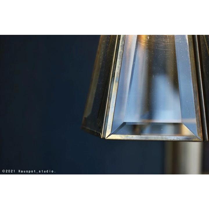 ペンダントライト ソケット\u0026シェードセット BRASS\u0026クリアガラス E17 コード長が選べる 15cm 30cm 60cm 100cm 150cm ガラスシェード 透明 Sion シオンの画像