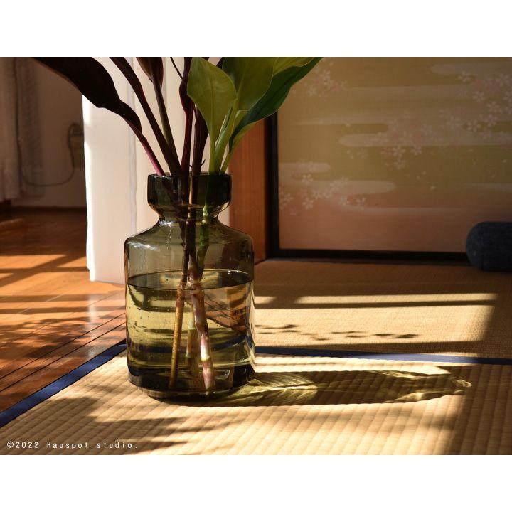 フラワーベース 北欧 おしゃれ バブル Bubble クリアブラック Lサイズ