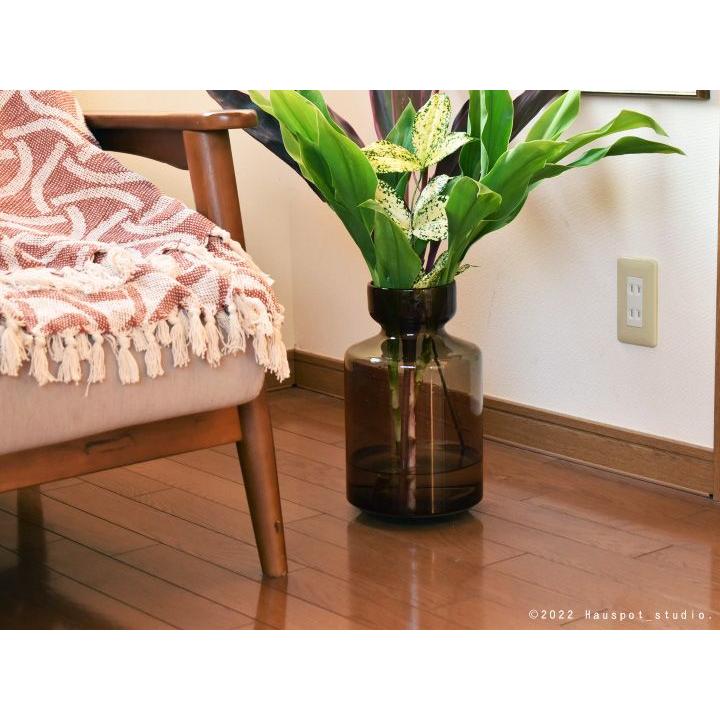 フラワーベース 北欧 おしゃれ バブル Bubble クリアブラック Lサイズ