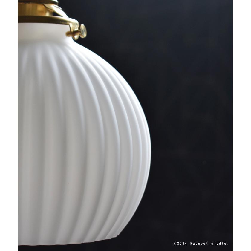 ペンダントライト シェード ガラス Shell shade round. シェード単品
