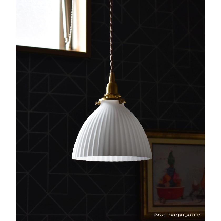ペンダントライト ソケット\u0026シェードセット Shell shade conical.  E17 E26 15cm 30cm 60cm 100cm 150cm 乳白色 透明 クリア コード長が選べるの画像