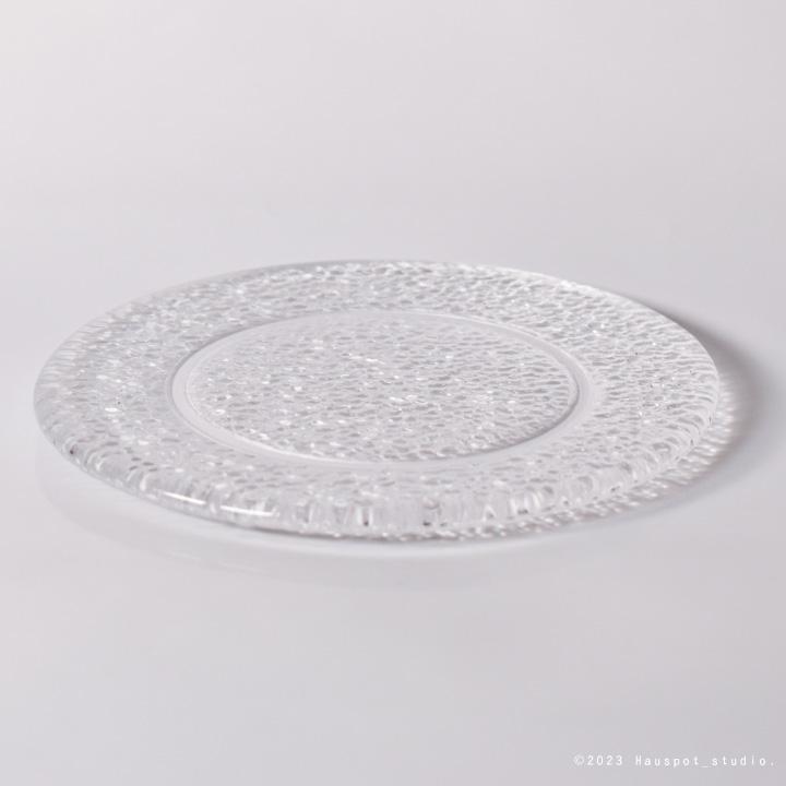 プレート 皿 ガラスプレート 小皿 kisala キサラ 直径(約)15.0cm