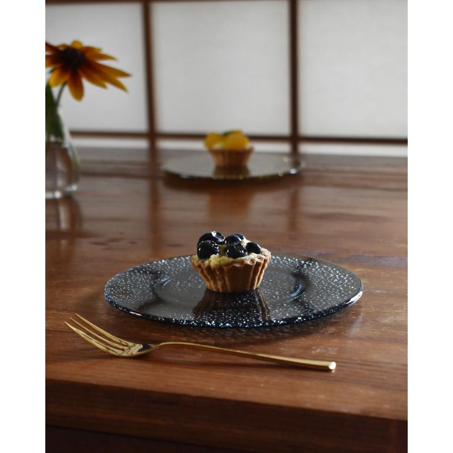 プレート 皿 ガラスプレート 小皿 kisala キサラ 直径(約)15.0cm