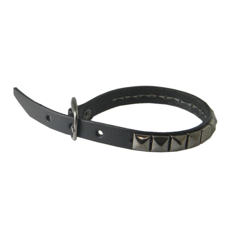 666 スパイク スタッズ ブレスレット*黒 666 スパイク スタッズ