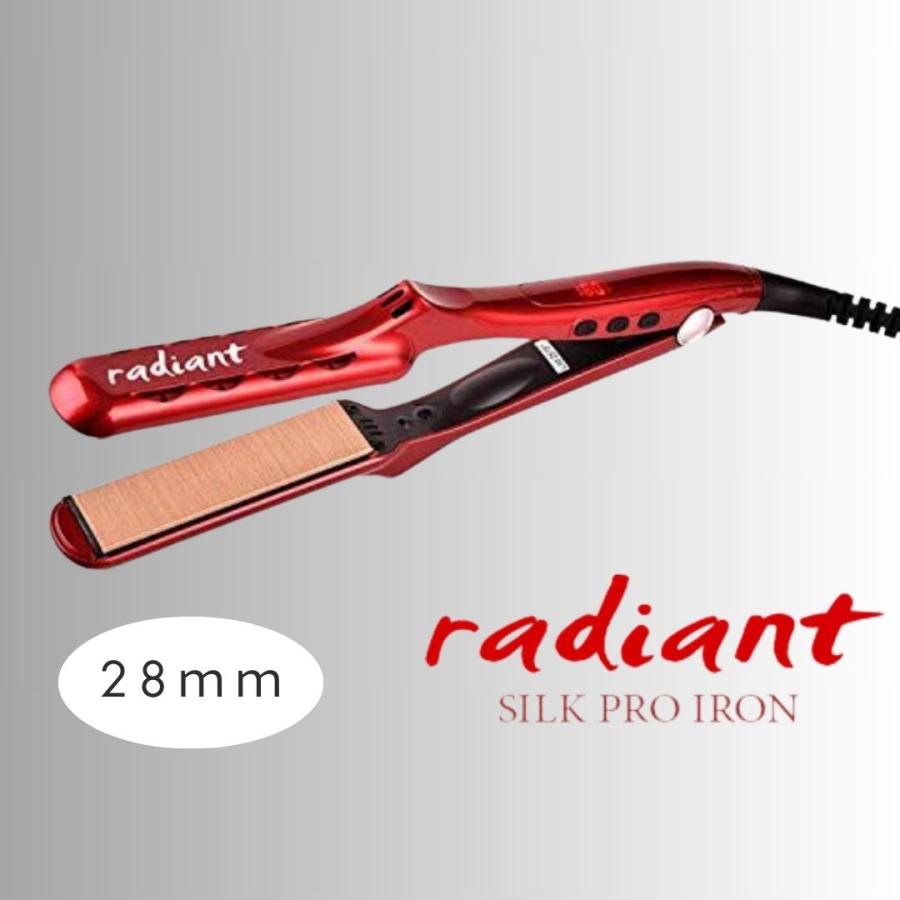 radiant ラディアント 28mm ヘアアイロン ストレート プロ仕様 radiant ラディアント 28mm ヘアアイロン ストレート プロ仕様
