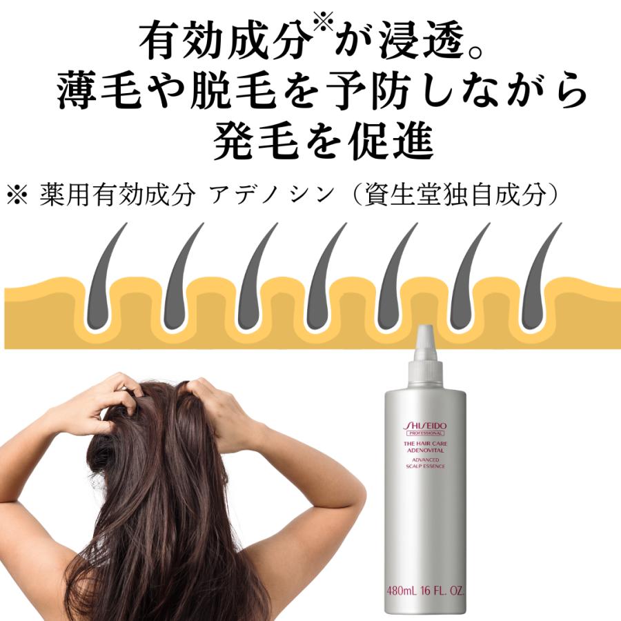 アデノバイタル 2本セット 資生堂 正規品 スカルプエッセンス 詰め替え 