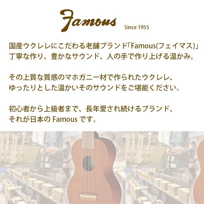 FAMOUS Famous フェイマス FS-1 ウクレレ 初心者セット ソプラノ