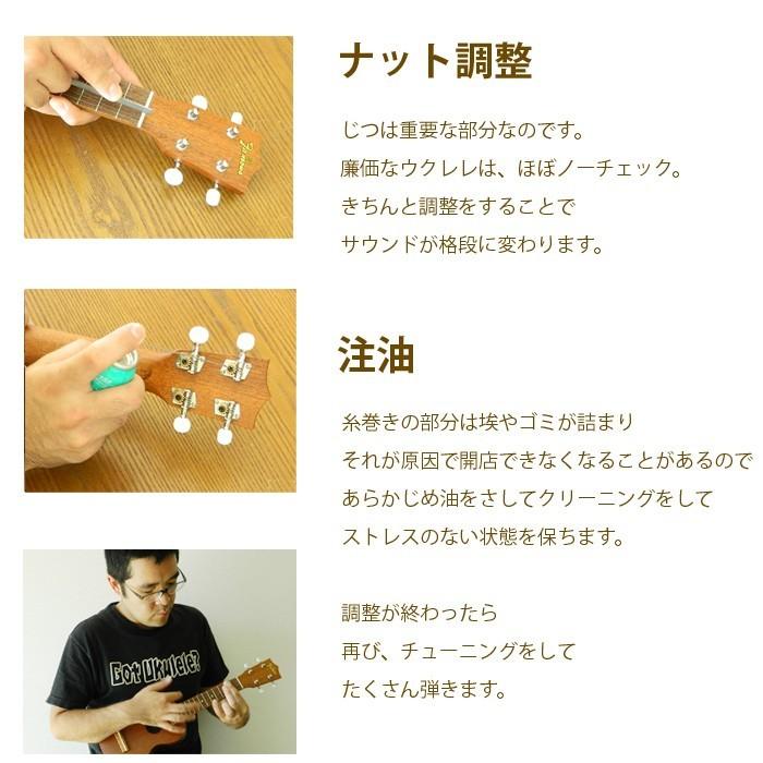ウクレレ 初心者セット Famous フェイマス FS-2PG ソプラノ