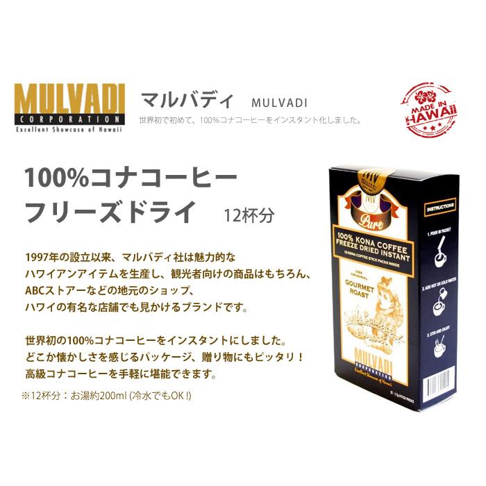 100%コナコーヒー インスタントコーヒー ハワイセレクション