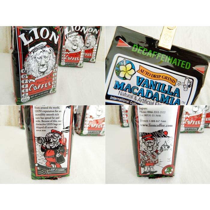 LION COFFEE（ライオンコーヒー） デカフェ バニラマカダミア 5oz 140g