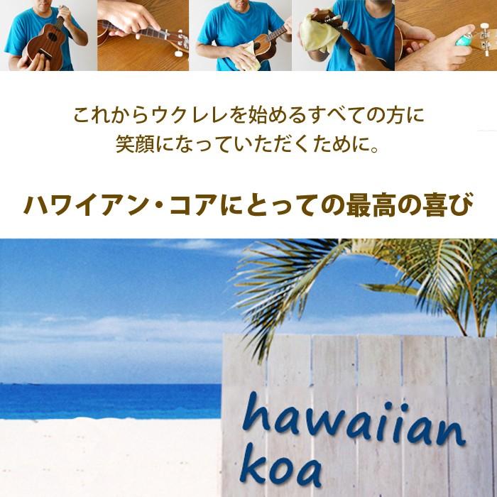 ウクレレ ギフト 初心者セット ソプラノウクレレ  ケース チューナー 教則本 クリーナー マホガニー 送料無料_3