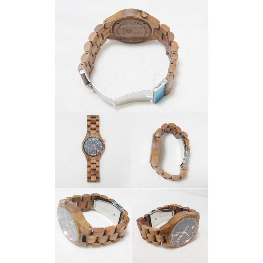 ハンドメイド ハワイアンコアウッド 置き時計 watch-05-main.jpg